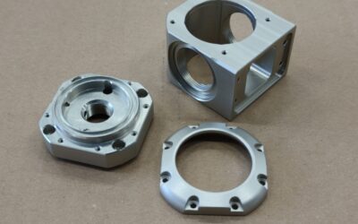 Aluminiumbauteile eloxiert